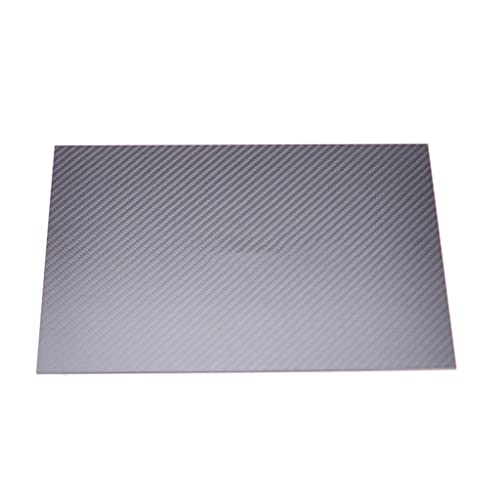 Kohlefaserplatte, 1 Stück 400 mm × 200 echte Plattenblätter, 0,5, 2 3 4 Dicke, Verbundhärtematerial(3.0mm Thickness) von SDGBCXD