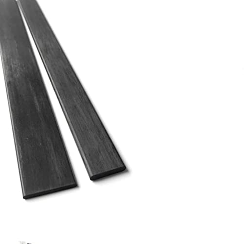 Kohlefaserplatte, 2 Stück 3K Vollblatt mit hoher Verbundhärte, DIY-Drohnen-Kohlenstofffaserblätter(4x6x500mm) von SDGBCXD