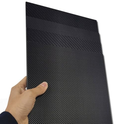 Kohlefaserplatte, 400×500 mm Voll-3K-Kartonplatte, Modell Plain Twill(1.5mm plain matte) von SDGBCXD