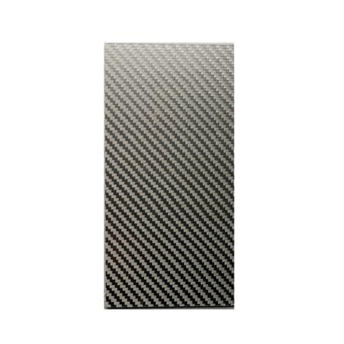 Kohlefaserplatte, 75 x 125 mm 3k Twill Plain Carbon Fiber Sheet Panel Board, Modell Bars Zubehör(4.0mm twill matte) von SDGBCXD