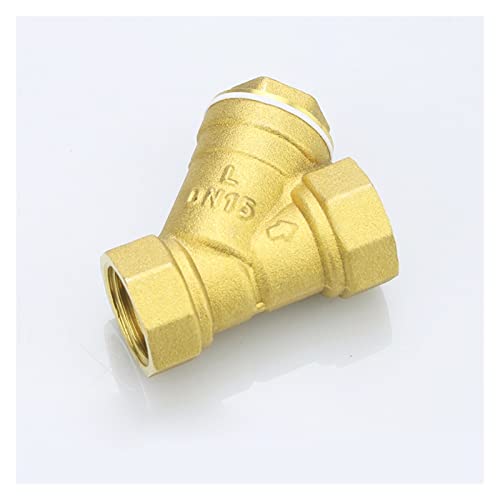 Kupferventil, 1/2 Zoll Messing-Inline-Y-Netzsieb-Filterventil – Wasserfilter mit Innengewinde for Sanitärsysteme von SDGBCXD