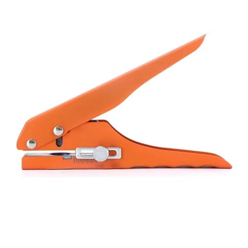 Locher, Handgehaltener Papierlocher, Kantenanleimzange, Speziallochzange, Metallgehäuse, 15 mm Locher, Handgehaltener Papierlocher, Kantenanleimzange, Speziallochzange, Metallgehäuse, 15 mm von SDGBCXD