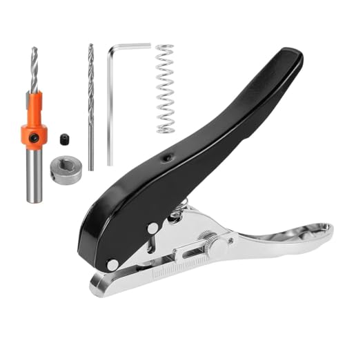 Locher, Locher 5/16 Zoll - 8 mm Einzellocher, 5-teiliger Hochleistungslocher einzeln, tragbarer Papierhandlocher lang for Papierkarten, einfache Installation Locher, Locher 5/16 Zoll - 8 mm Einzellocher, 5-teiliger Hochleistungslocher einzeln, tragbarer Papierhandlocher lang for Papierkarten, einfache Installation von SDGBCXD