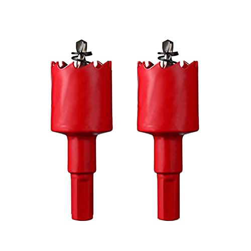 Lochsäge, 2 Stück HSS-Bimetall-Lochsäge, Lochsäge mit 20–28 mm Durchmesser, geeignet for Schneiden von Holz, Kunststoff und Blech(Diameter 26mm) von SDGBCXD