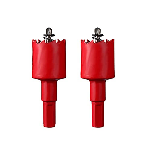 Lochsäge, 2 Stück HSS-Bimetall-Lochsäge, Lochsäge mit 20–28 mm Durchmesser, geeignet for Schneiden von Holz, Kunststoff und Blech(Diameter 28mm) von SDGBCXD
