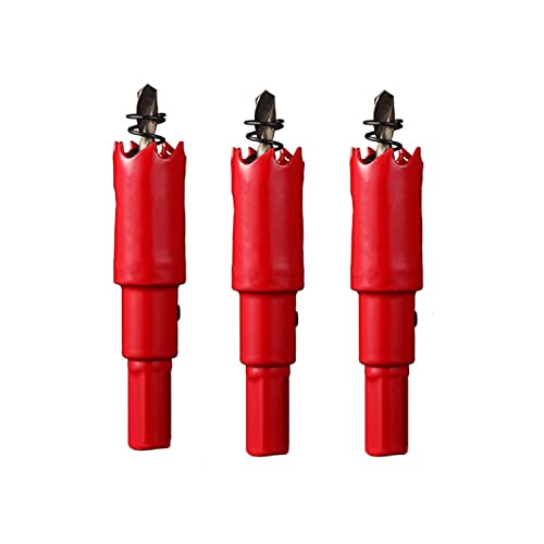 Lochsäge, 3 Stück HSS-Bimetall-Lochsäge, Lochsäge mit 16–19 mm Durchmesser, perfekt for Holz, Trockenbausäge, glattes Schneiden(Diameter 16mm) von SDGBCXD