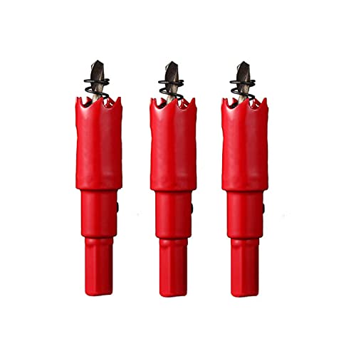 Lochsäge, 3 Stück HSS-Bimetall-Lochsäge, Lochsäge mit 16–19 mm Durchmesser, perfekt for Holz, Trockenbausäge, glattes Schneiden(Diameter 19mm) von SDGBCXD