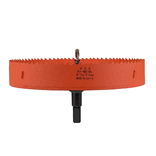 Lochsäge, Bimetall-HSS-Lochschneider mit Schnitttiefe, Durchmesser 200–250 mm, geeignet for Schneiden von Holz(Diameter 230mm) von SDGBCXD