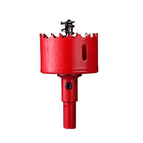 Lochsäge, HSS-Bimetall-Lochsäge, geeignet for einfachen Bohren von Holz, Kunststoff, Trockenbauwänden und dünnem Metall, Lochsäge mit Durchmesser 42–55 mm(Diameter 50mm) von SDGBCXD