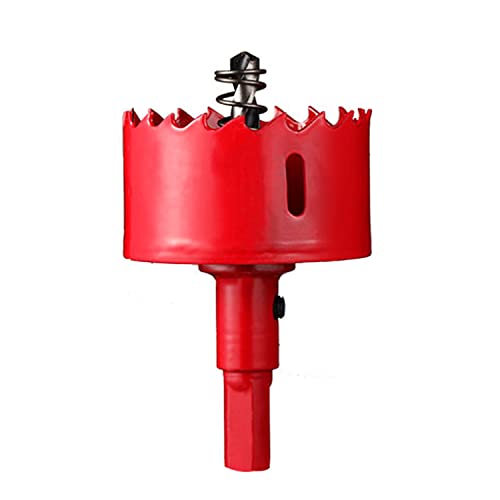 Lochsäge, HSS-Bimetall-Lochsäge, geeignet for einfachen Bohren von Holz, Kunststoff, Trockenbauwänden und dünnem Metall, Lochsäge mit Durchmesser 42–55 mm(Diameter 55mm) von SDGBCXD