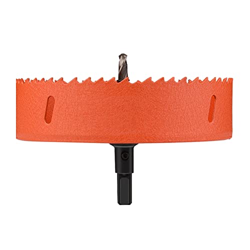 Lochsäge, HSS-Bimetall-Lochsäge, schneidet kreisförmige Löcher mit einem Durchmesser von 125–145 mm, geeignet for Holzplatten(Diameter 140mm) von SDGBCXD