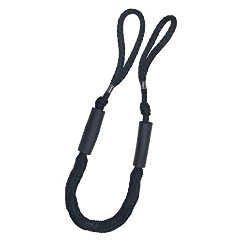 Marine-Seil, Bungee Dock Line Dehnbares Festmacherseil Boots-Dock-Leine Ankerseil Boot Cords Stretch Fischerbootzubehör(Black) von SDGBCXD