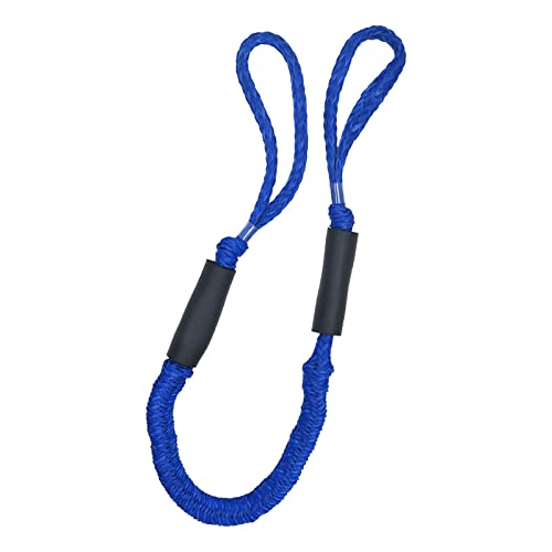 Marine-Seil, Bungee Dock Line Dehnbares Festmacherseil Boots-Dock-Leine Ankerseil Boot Cords Stretch Fischerbootzubehör(Blu) von SDGBCXD