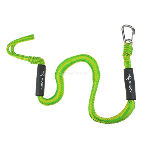 Marine-Seil, Bungee Dock Line Dehnbares Festmacherseil Boots-Dock-Leine Ankerseil Boot Cords Stretch Fischerbootzubehör(Grün) von SDGBCXD