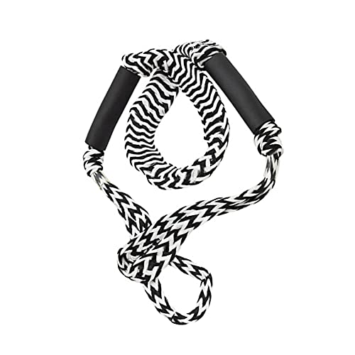 Marine-Seil, Dock Line 4 ft Cord Boote Kajak Zubehör(Black White Ripple) von SDGBCXD