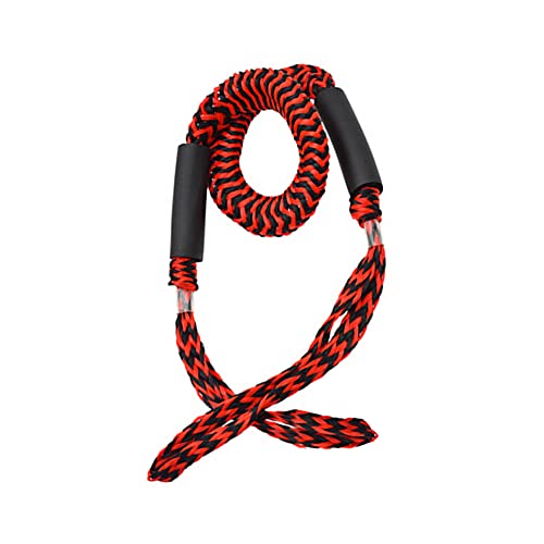 Marine-Seil, Dock Line 4 ft Cord Boote Kajak Zubehör(Red and Black Ripple) von SDGBCXD