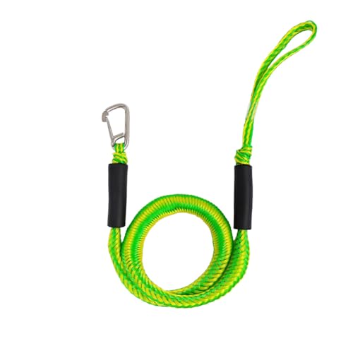 Marine-Seil, Dock Line Festmacherleine Bootsseile Premium Bungee Bootsleinen Zubehör for Kanu Motorboot Kajak(Green Hook) von SDGBCXD