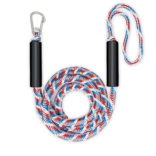 Marine-Seil, For Kajak Wasserfahrzeuge SeaDoo Jet Ski Ponton Kanu Power Boot Festmacher Seil Zubehör(Blue Red) von SDGBCXD