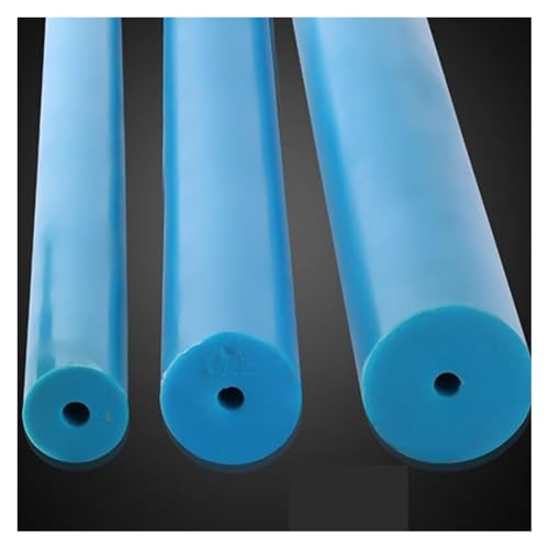 Runde Kunststoffstange, Hohl PU stange 500mm länge runde stick GUMMI FEDER bar polyurethan Elastische gummi(Blu,O.D.60mm I.D.8mm) von SDGBCXD