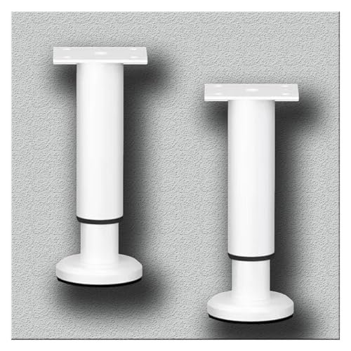 SDGBCXD Spülenschrankbeine, 2 Pcs Einstellbare Unterstützung Beine for Waschbecken Schrank Möbel Sofa BeinBohrer Freies Unterbau Becken Klammern(Wit,H 18 30cm(7" 11.8")) von SDGBCXD