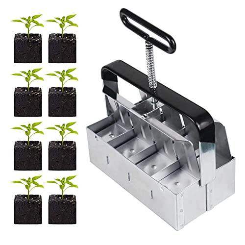 Sämling-Blocker, Soil Blocker Soil Block Maker 8 Grids Manueller Soil Block Maker Doppelreihig 1 Aus 8 Soil Blocker Gartenwerkzeug Gartenwerkzeug Sämling-Blocker, Soil Blocker Soil Block Maker 8 Grids Manueller Soil Block Maker Doppelreihig 1 Aus 8 Soil Blocker Gartenwerkzeug Gartenwerkzeug von SDGBCXD