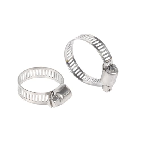Schlauchschelle, 10 stücke 304 Edelstahl Einstellbare 8-152mm Schraube Schneckengetriebe Rohr Clip Hoop Schlauch Feste Werkzeug(27 51 mm) von SDGBCXD