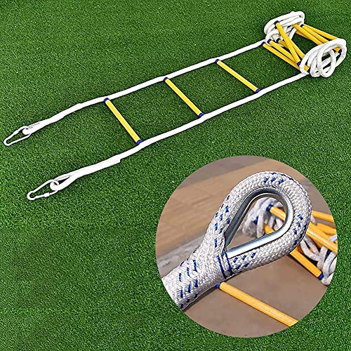 Seil Treppe, Notfallarbeitssicherheitsreaktion Selbstkletternde Strickleiter/25M(8M) von SDGBCXD