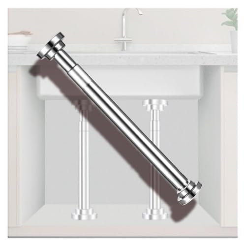 Spülenschrankbeine, Teleskop-Spülbecken-Stützbeine aus Edelstahl, Unterbau-Spülbeckenhalterungen, Badezimmer-Becken-Stützstangen(Height 59 95cm(23.2" 37.4")) von SDGBCXD