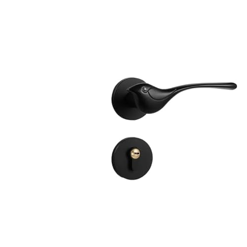 Türschlösser, 1 Set Zinklegierung Holz Kreativer Türgriff Split Lock mit Schlüssel(A1-58mm) von SDGBCXD