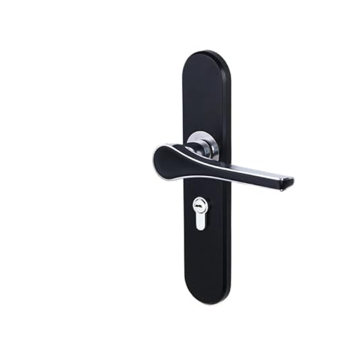Türschlösser, 1 Set von zink-legierung Innen Türschloss Schlafzimmer Stille Holz Tür Griff Lock Set(C1-50mm) von SDGBCXD