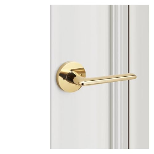 Türschlösser, Badezimmertürschloss mit schlüssellosem Badezimmer-WC-Einzelgriff-Silent Lock von SDGBCXD