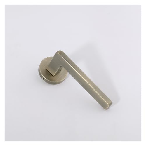 Türschlösser, Schlafzimmer Massivholz Türschloss Einfache Innen Leise Schwarz Türgriff Haushalt Zink-Legierung Split Lock(Ancient Bronze) von SDGBCXD