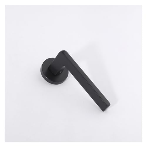 Türschlösser, Schlafzimmer Massivholz Türschloss Einfache Innen Leise Schwarz Türgriff Haushalt Zink-Legierung Split Lock(Matt Black) von SDGBCXD