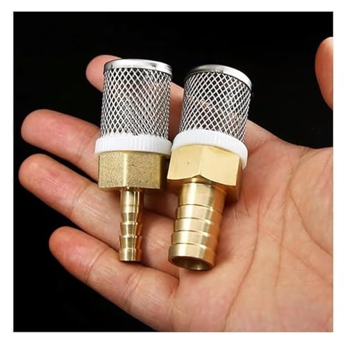 Wasserpumpenfilter, 1 Stück 6~19 mm Autowasch-Gartenbewässerungsfilter, Messingsieb, Sprühpumpe, Filternetz aus Edelstahl(6mm) von SDGBCXD
