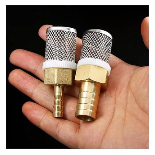 Wasserpumpenfilter, 1 Stück 6~19 mm Schlauchfilter Autowaschanlage Gartenbewässerung, Messingsieb Sprühpumpe Filternetz Edelstahl(14mm) von SDGBCXD