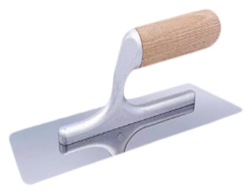 Zementkelle, 9"X4" Griffwerkzeug-Veredelung for Zement, vergoldeter/versilberter Edelstahl, leichte Legierungsmontage, weicher Gummi(Wood,A) von SDGBCXD