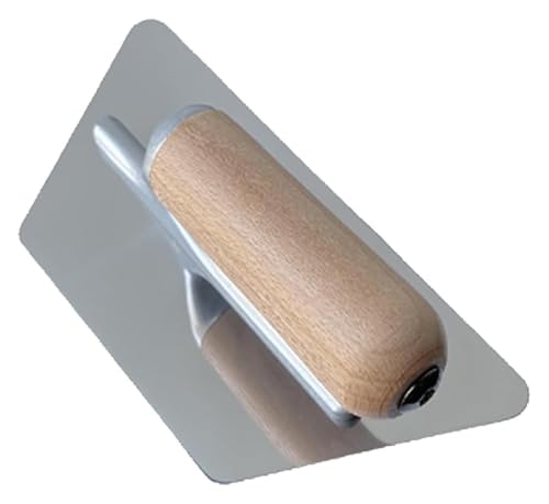 Zementkelle, 9"X4" Griffwerkzeug-Veredelung for Zement, vergoldeter/versilberter Edelstahl, leichte Legierungsmontage, weicher Gummi(Wood,C) von SDGBCXD