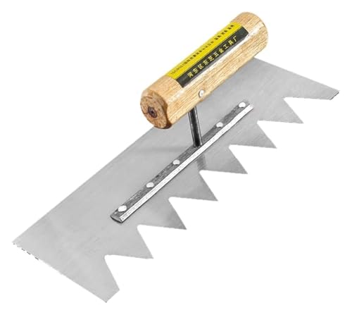 Zementkelle, Ergonomischer Komfortgriff aus Edelstahl in Profiqualität for Füllen von Baulücken mit Zement oder Kitt(A) von SDGBCXD