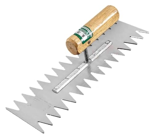 Zementkelle, Ergonomischer Komfortgriff aus Edelstahl in Profiqualität for Füllen von Baulücken mit Zement oder Kitt(D) von SDGBCXD