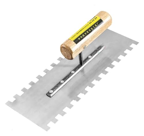 Zementkelle, Ergonomischer Komfortgriff aus Edelstahl in Profiqualität for Füllen von Baulücken mit Zement oder Kitt(H) von SDGBCXD