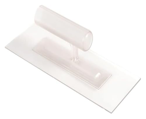 Zementkelle, M17D Transparent Kunststoff Verputzen Kelle Wand Werkzeuge Bau for Home Dekoration Fabrik Architektur(Right Angle) von SDGBCXD