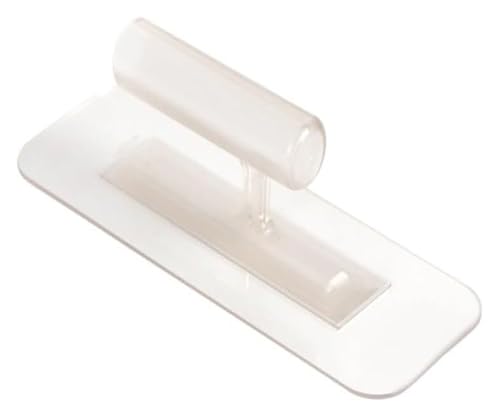 Zementkelle, M17D Transparent Kunststoff Verputzen Kelle Wand Werkzeuge Bau for Home Dekoration Fabrik Architektur(Round Angle) von SDGBCXD