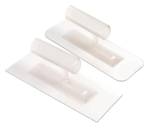 Zementkelle, M17D Transparent Kunststoff Verputzen Kelle Wand Werkzeuge Bau for Home Dekoration Fabrik Architektur(Set) von SDGBCXD