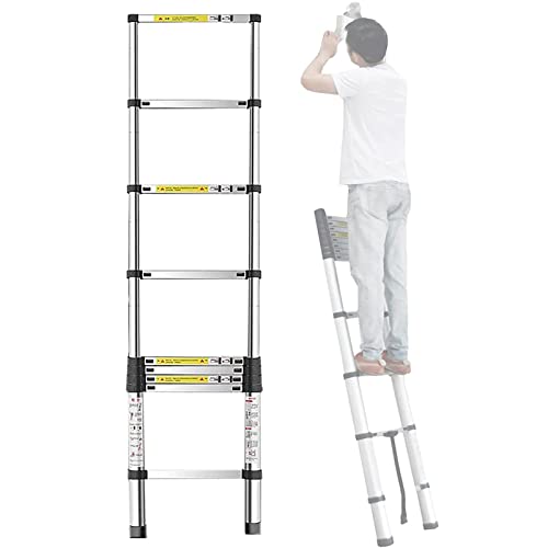 teleskopische leiter ， Ausziehbare Mehrzweckleiter F 20ft 16,5ft 12,5ft 10,5ft 9,5ft Teleskopleiter, Aluminiumverlängerung for Dächer(2m/6.6ft) von SDGBCXD