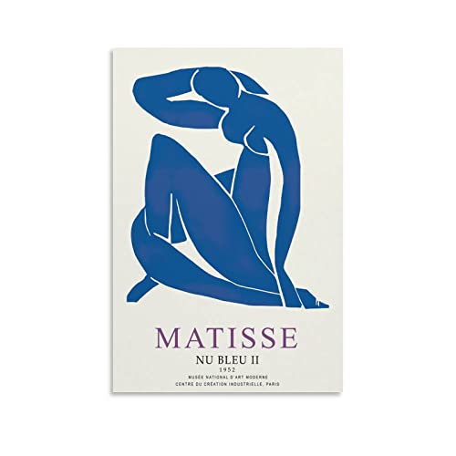 SDGSG Henri Matisse Nu Bleu Leinwand-Kunstposter und Wandkunst-Bilddruck, modernes Familien-Schlafzimmer-Deko-Poster, 40 x 60 cm von SDGSG
