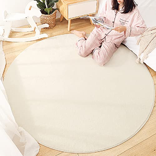 Kinderteppich Rund Waschbare fürs Babyzimmer Kleinkinderzimmer Wohnzimmer Schlafzimmer Bereich Teppich Groß Kinderteppiche Runden Teppiche Flauschige Matte Kinder Schutzmatten Kindermatte 100 CM von SDINAZ