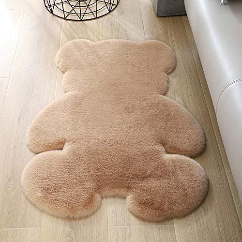 SDINAZ Bereich Teppiche Kinderteppiche Flauschige Runden Groß Schutzmatten Waschbare Matten Kindermatte fürs Babyzimmer Kleinkinderzimmer Wohnzimmer 75 x 105 cm von SDINAZ