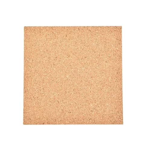 Korktafel Selbstklebend 10 Stück Küchen-Korkuntersetzer, quadratisch, Korkmatte, Selbstklebende Trägerfolie for Home Bar-Untersetzer, DIY-Bastelarbeiten, Küchenzubehör von SDIUAKBV