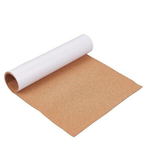 Korktafel Selbstklebend Dicker, selbstklebender Korkrollen-Liner, isolierende Korkrolle for Pinnwände, Untersetzer, Türschilder und Bodenwände(60 * 30 * 0.2cm) von SDIUAKBV