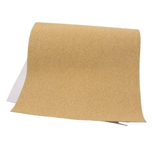 Korktafel Selbstklebend Dicker selbstklebender Korkrollen-Liner, isolierende Korkrolle for Pinnwände, Untersetzer, Türschilder und Boden-/Wanddekoration(60 * 30 * 0.1cm) von SDIUAKBV